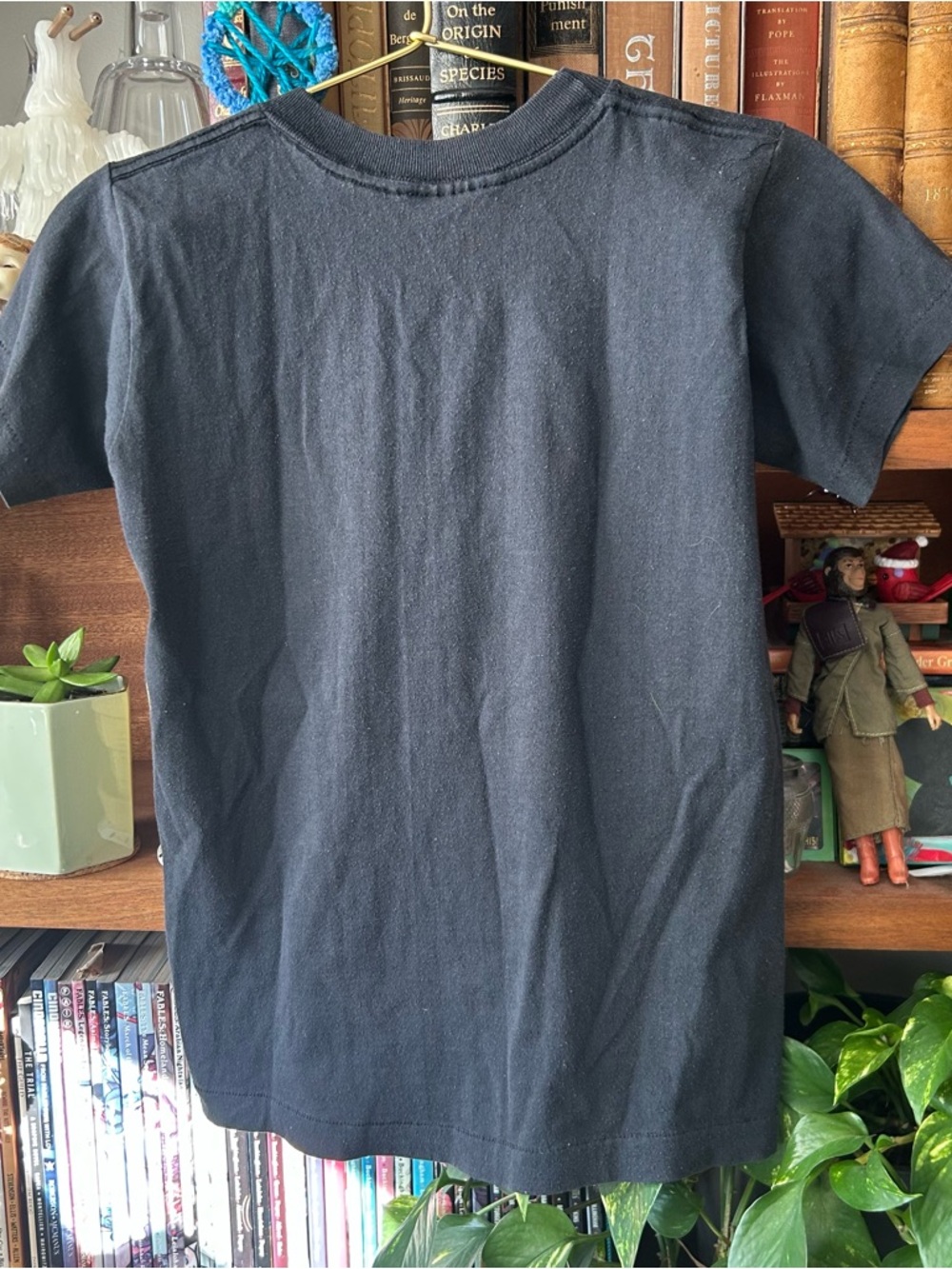 Vintage 1989 Black Joker Graphic Tee - Men's Comic Print Shirt - Picture 6 of 9
